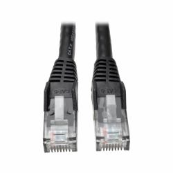 Eaton Tripp Lite N201-025-BK Cat6 Gigabit Snagless Molded [UTP] Ethernet Cable [RJ45 M/M], PoE, Black, 25 ft. [7.62 m] 