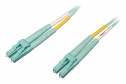 Eaton Tripp Lite N820-03M-OM4 10Gb/100Gb Duplex Multimode 50/125 OM4 LSZH Fiber Patch Cable [LC/LC] - Aqua, 3M [10 ft.] 