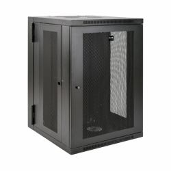 Eaton Tripp Lite SRW18USDP SmartRack 18U UPS-Depth Wall-Mount Half-Height Rack Enclosure, Hinged Back 