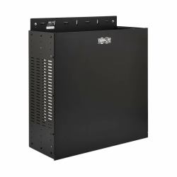 Eaton Tripp Lite SRWO4UBRKT SmartRack 4U Low-Profile Vertical-Mount Vented Wall-Mount Mini Rack Enclosure, Black 
