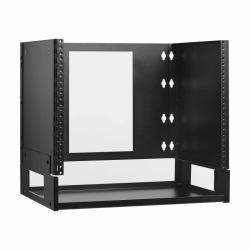 Eaton Tripp Lite SRWO8UBRKTSHELF 8U Wall-Mount Bracket with Shelf for Small Switches and Patch Panels, Hinged 
