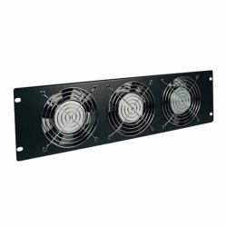 Eaton Tripp Lite SRXFAN3U SmartRack 3U Fan Panel - 3 208-240V high-performance fans; 315 CFM; C14 inlet 