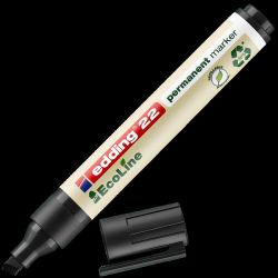 edding 22 EcoLine permanent marker black Box of 10