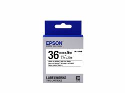 Epson Label Cartridge Standard LK-7WBN Black/White 36mm [9m] 