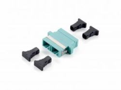 Equip SC Fiber Optic Coupler, OM3 Multi-mode Duplex 