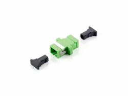 Equip SC APC Coupler, Single-mode simplex 