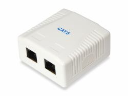 Equip 2-Port Cat.6 Surface Mount Box 