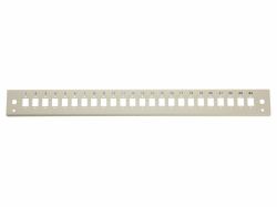 Equip 24-Port Front Panel for LC-Duplex, SC-Simplex, 1U, Grey 