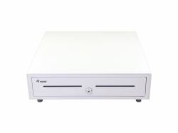 Equip Cash Register Drawer for Point of Sale [POS] System, 4 Bill/8 Coin Compartments, Removable Coin Slots, RJ11 connector 