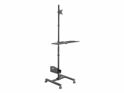 Equip 17"-32" Single Monitor Mobile Workstation 