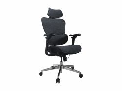 Equip Ergonomic Premium Office Chair with Headrest and Armrests, Blue Black 
