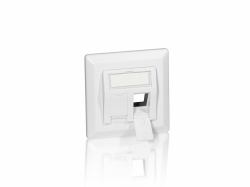 Equip 2-Port German Faceplate 