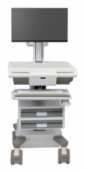Ergotron M011-0101-111001-1-0 All-in-One PC/workstation mount/stand 19.5 kg White, Grey 61 cm [24"] 