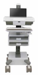 Ergotron M021-0101-111001-1-0 All-in-One PC/workstation mount/stand 19.5 kg White, Grey 43.2 cm [17"] 