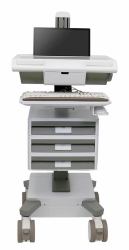 Ergotron M021-0101-111101-1-0 All-in-One PC/workstation mount/stand 19.5 kg White, Grey 43.2 cm [17"] 
