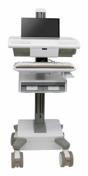 Ergotron M021-0101-120001-1-0 All-in-One PC/workstation mount/stand 19.5 kg White, Grey 43.2 cm [17"] 