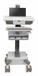 Ergotron M021-0101-130001-1-0 All-in-One PC/workstation mount/stand 19.5 kg White, Grey 43.2 cm [17"] 