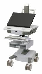 Ergotron M031-0101-110001-1-0 All-in-One PC/workstation mount/stand 19.5 kg White, Grey 61 cm [24"] 