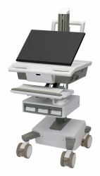 Ergotron M031-0101-130001-1-0 All-in-One PC/workstation mount/stand 19.5 kg White, Grey 61 cm [24"] 