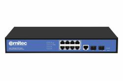 Ernitec ELECTRA-M08-1GB-150W network switch Managed L2/L2+ Gigabit Ethernet [10/100/1000] Power over Ethernet [PoE] 