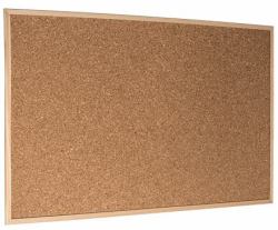 Esselte Economy Cork Noticeboard Wood frame 60x90cm 