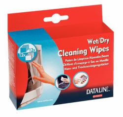 Esselte Cleaning Wipes – Wet/Dry for Screen Cleaning 