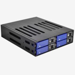 Fantec MR-SA1041 Storage server Black, Blue 