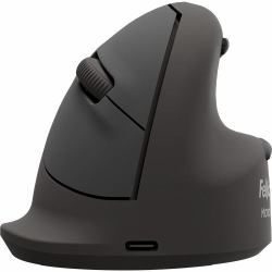 Fellowes Vertical Wireless Mouse Breyta Plus+ Ergonomic Left Handed Vertical Mouse with Antibacterial Protection Large 