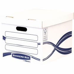 Fellowes 4460801 storage box Rectangular Paper Blue, White 