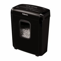 Fellowes Powershred 6M paper shredder Micro-cut shredding Black 