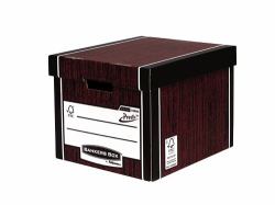 Fellowes Bankers Box Premium 726 Tall Storage Box - Woodgrain 