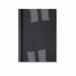 GBC LeatherGrain Thermal Binding Covers 3mm Black [100] 