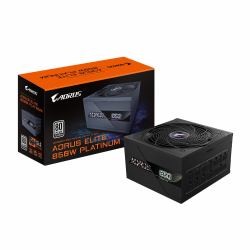 GIGABYTE AORUS ELITE P850W Power Supply - PCIe 5.0, 80 PLUS Platinum, Fully Modular Design, 120mm Fan, ATX 3.0 compatible, EU Plug 