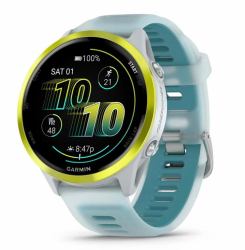 Garmin Forerunner 570 3.56 cm [1.4"] AMOLED 47 mm Digital 454 x 454 pixels Touchscreen White, Yellow Wi-Fi GPS [satellite] 