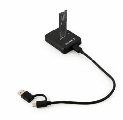 Gembird DD-U3M2 storage drive docking station USB 3.2 Gen 1 [3.1 Gen 1] Type-C Black 