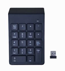 Gembird KPD-W-02 numeric keypad Laptop/PC Bluetooth Black 