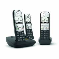 Gigaset A690A Analog/DECT telephone Caller ID Black  - UK version