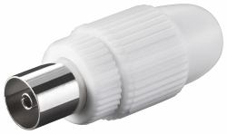 Goobay TV COAXIAL PLUG 9.5 MM FEM - - SCREW TYPE