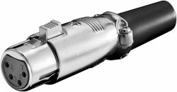 Goobay Microphone Jack, XLR female [4-pin] 