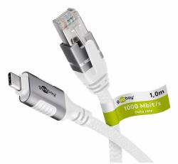 Goobay 74165 networking cable White 1 m Cat6 F/UTP [FTP] 