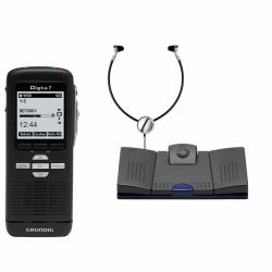 Grundig Digta 7 Starter Kit Internal memory & flash card Black 