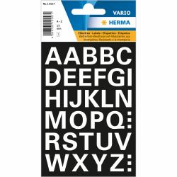 HERMA Letters 15 mm A-Z, weatherproof film white 