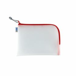 HERMA 20008 pencil case Hard pencil case EVA [Ethylene Vinyl Acetate] Red, Transparent 