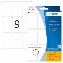 HERMA Multi-purpose labels 34x53 mm white paper matt hand inscription 288 pcs. 