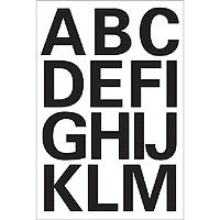 HERMA Letters 25mm A-Z weatherproof film black 2 sheets self-adhesive symbol 