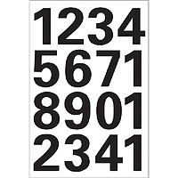 HERMA Numbers 25mm 0-9 weatherproof film black 1 sheet self-adhesive symbol 