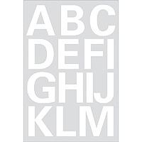 HERMA Letters 25mm A-Z film weatherproof white 2 sheets self-adhesive symbol 