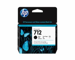 HP 712 80-ml Black DesignJet Ink Cartridge 