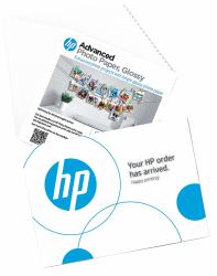 HP Advanced Photo Paper Glossy 65 lb 5 x 5 in. [127 x 127 mm] 20 sheets 