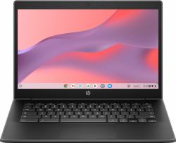 HP Fortis G1i 14 Chromebook Intel® N N150 35.6 cm [14"] Touchscreen HD 4 GB LPDDR5-SDRAM 32 GB eMMC Wi-Fi 6 [802.11ax] ChromeOS Black  - foreign version